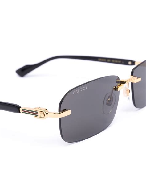 gucci sunglasses rimless.